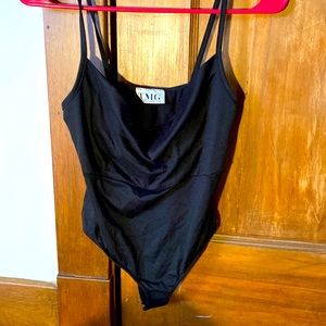 TMG Black bodysuit
